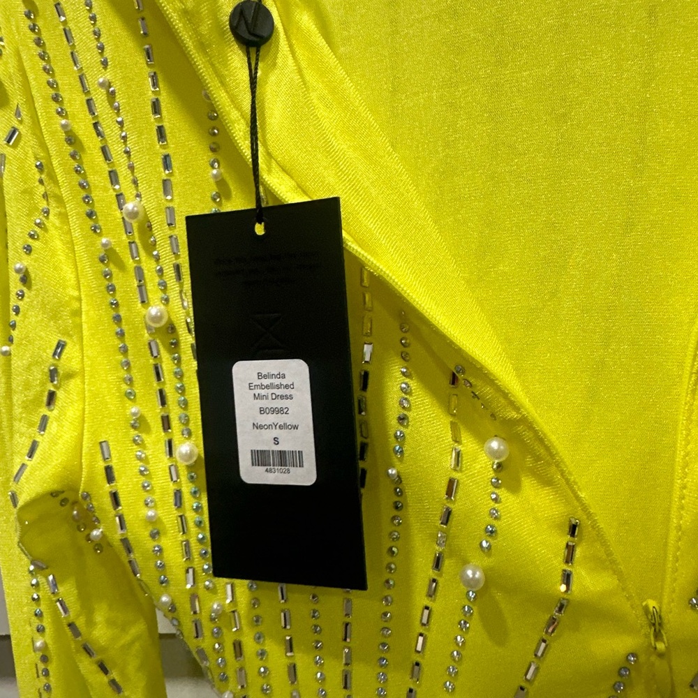 Yellow dress, never worn